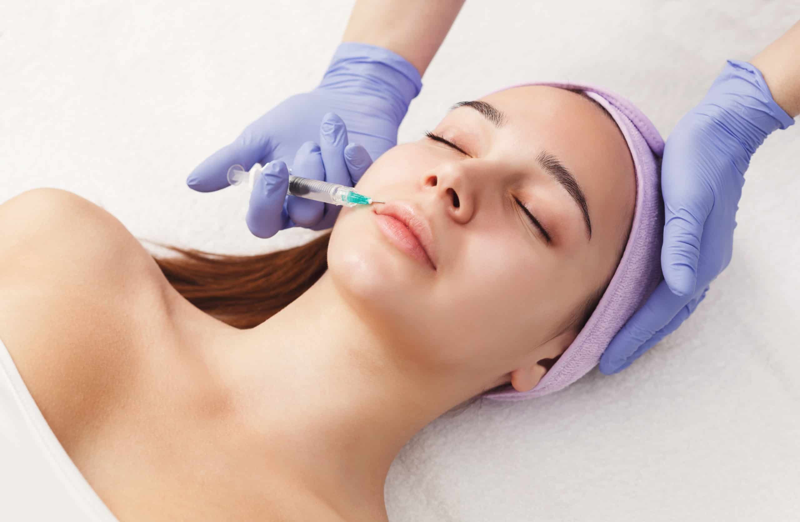 Woman getting beauty injection at salon | gfacemd | Wellesley