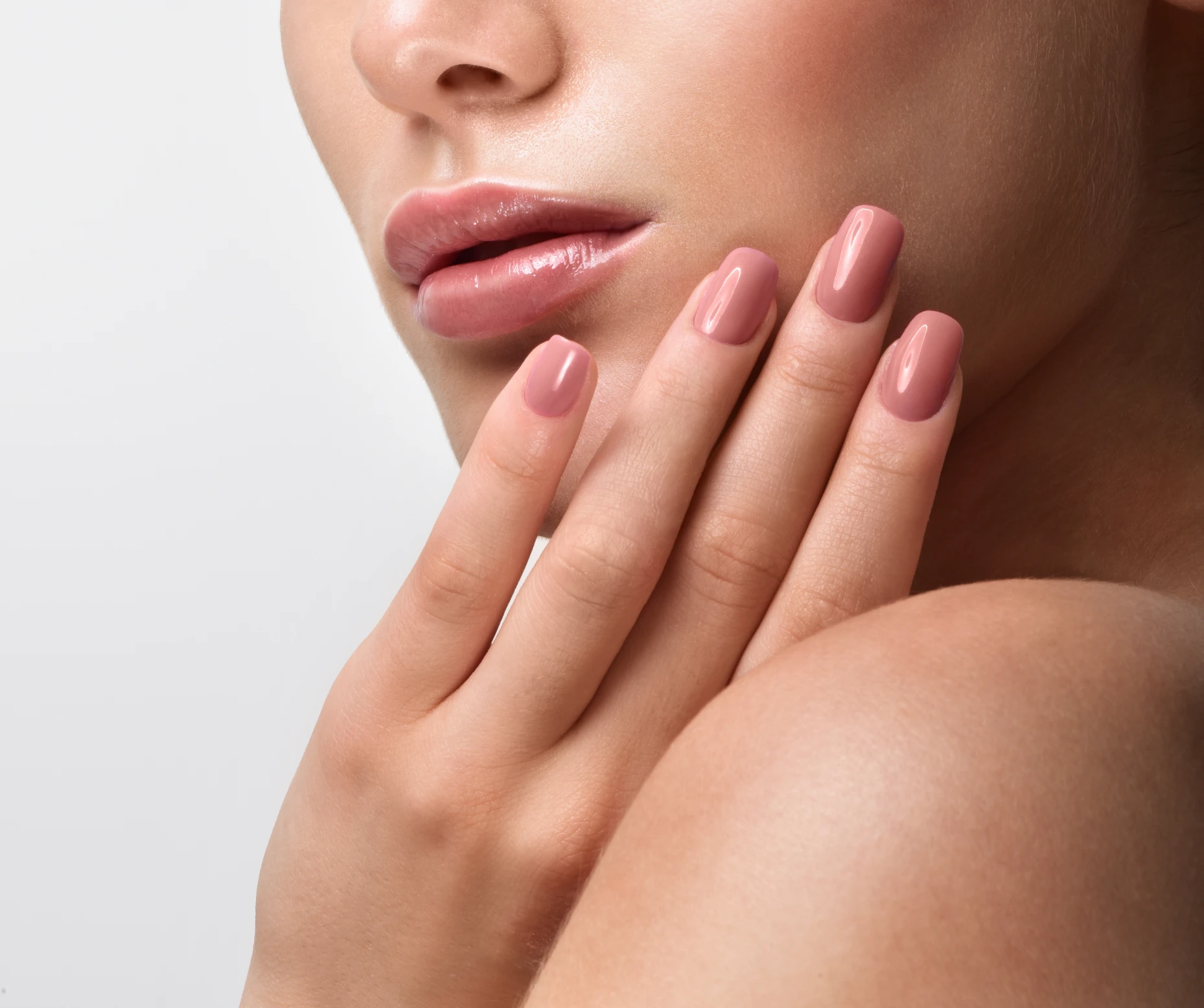 Portrait of young hot female touching her face | Gretchen W Frieling MD