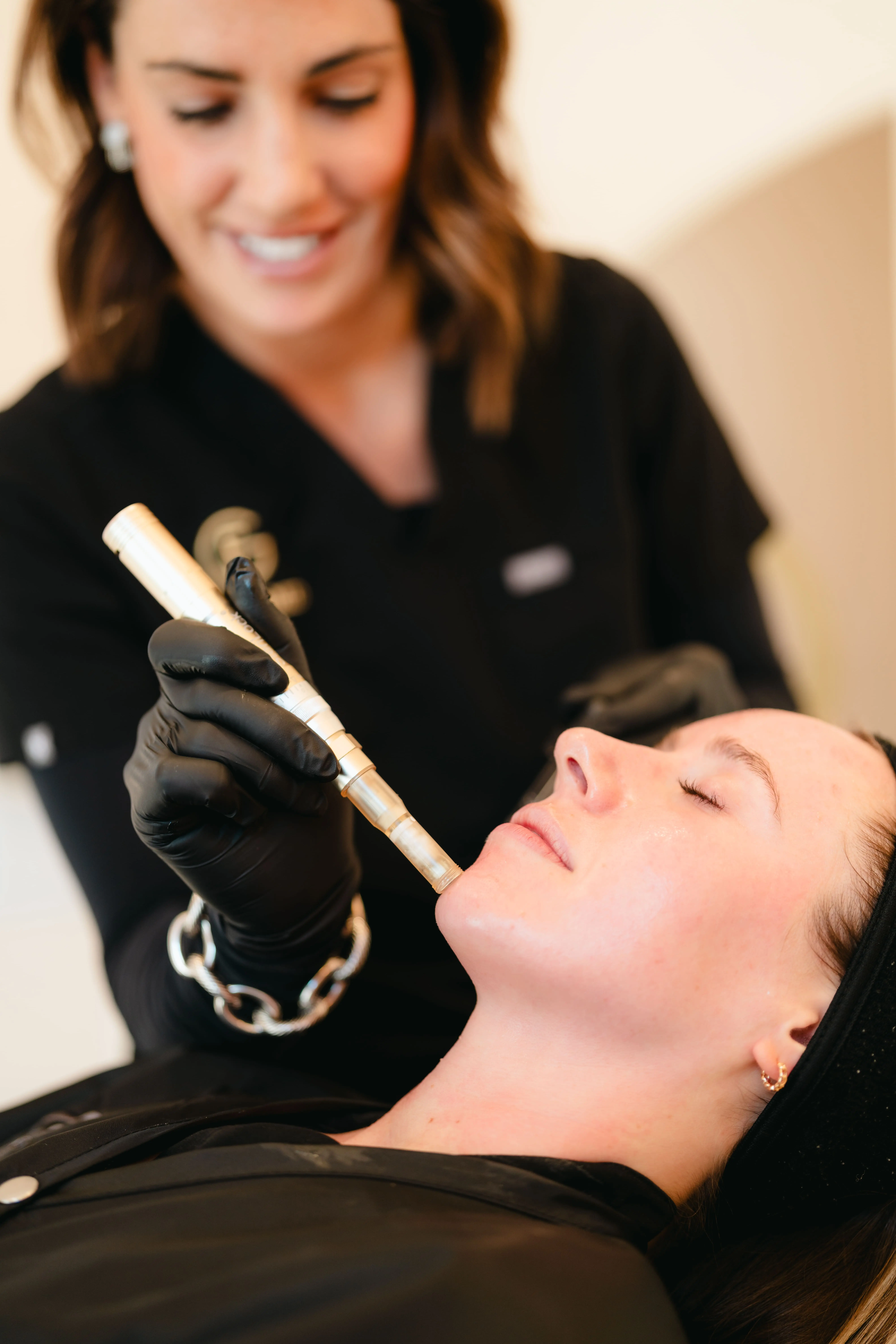 Blog 4 Patient receiving collagen-boosting skin rejuvenation treatment